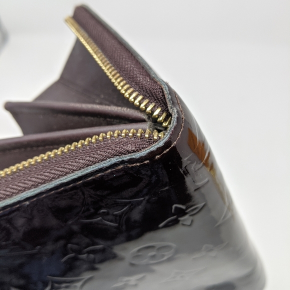 Louis Vuitton Monogram Vernis amaranth wallet zip - Picture 9 of 15